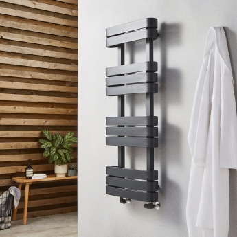 Prestige Tampa Anthracite Designer Heated Towel Rail