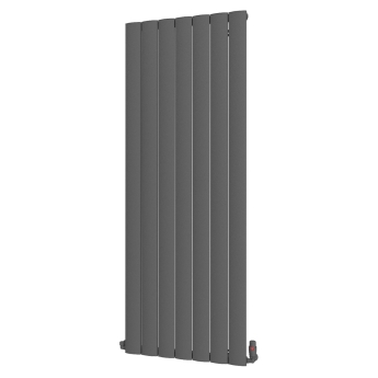 MaxHeat Vulcan Anthracite Vertical Aluminium Designer Radiator | Product Image
