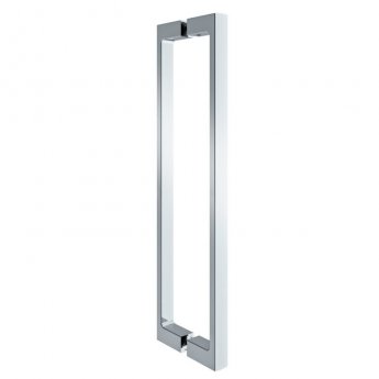 Merlyn 10 Series Pivot Shower Door 1000mm Wide - Clear Glass