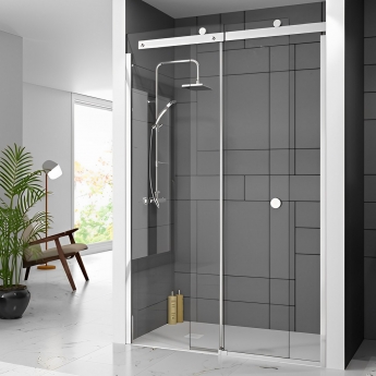 Merlyn 10 Series Sliding Shower Door 1700mm Wide LH - 10mm Glass