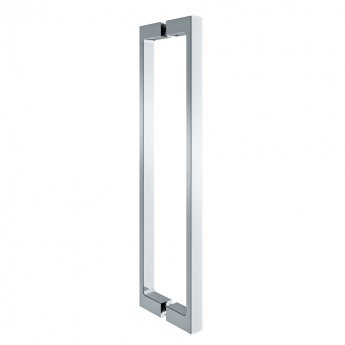 Merlyn 10 Series Pivot Shower Door with Tray 1000mm Wide - Clear Glass