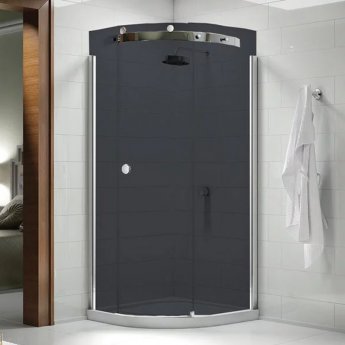 Merlyn 10 Series Smoked Quadrant Shower Enclosure 900mm x 900mm RH - 10mm Glass