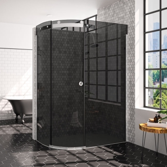 Merlyn 10 Series Offset Quadrant Shower Enclosure 1000mm x 800mm LH - 10mm Glass | Product Image