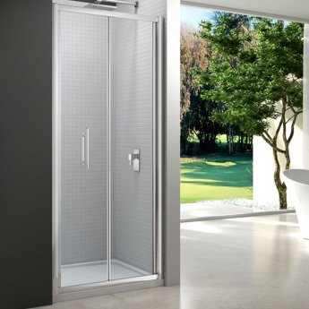 Merlyn 6 Series Bi-Fold Shower Door - 6mm Glass