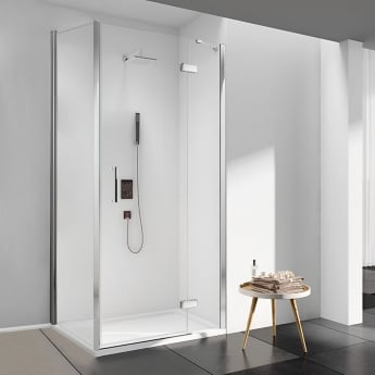 Merlyn 6 Series Frameless Inline Hinged Shower Door - 6mm Glass