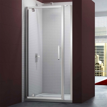 Merlyn 6 Series Inline Pivot Shower Door - 6mm Glass