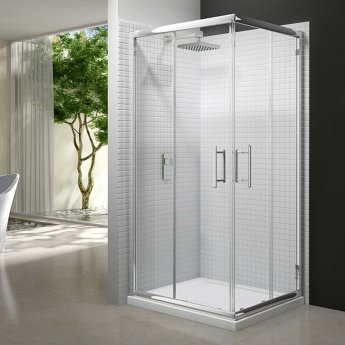Merlyn 6 Series Corner Entry Shower Enclosure - 6mm Glass