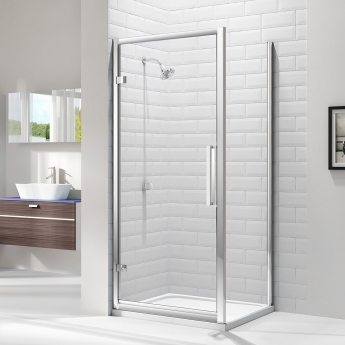 Merlyn 8 Series Hinged Shower Door - 8mm Glass