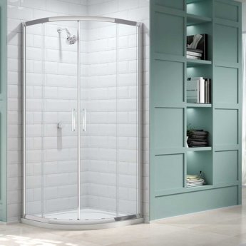 Merlyn 8 Series Quadrant Shower Enclosure with Tray - 8mm Glass