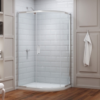Merlyn 8 Series Offset Quadrant Shower Enclosure - 8mm Glass | Product Image
