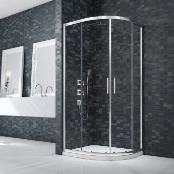 Merlyn Ionic Essence Framed Quadrant Shower Enclosure 900mm x 900mm - 8mm Glass