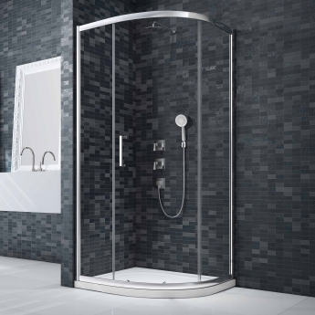Merlyn Ionic Essence Framed 1-Door Quadrant Shower Enclosure 900mm x 900mm - 8mm Glass