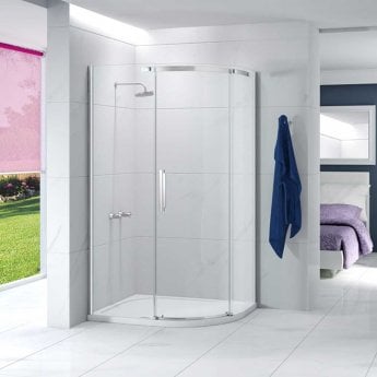 Merlyn Ionic Essence Frameless Offset Quadrant Shower Enclosure - 8mm Glass