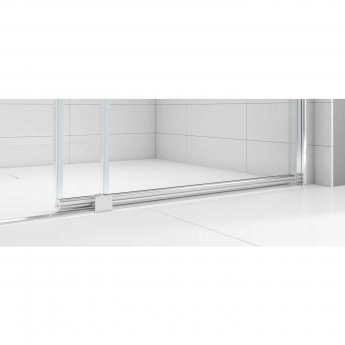 Merlyn Ionic Express Low Level Sliding Shower Door 1000mm Wide RH - 6mm Glass