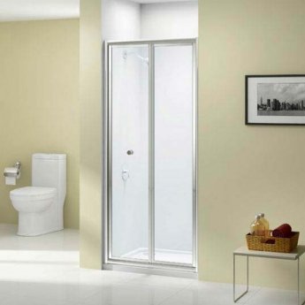 Merlyn Ionic Source Bi-Fold Shower Door 800mm Wide - 4mm Glass