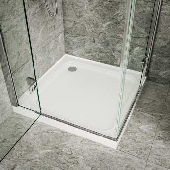 Merlyn Ionic Touchstone Square Shower Tray 760mm x 760mm 4 Upstand