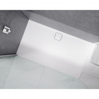 Merlyn Level25 Rectangular Shower Tray with Waste 1200mm x 760mm - White