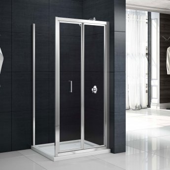 Merlyn Mbox Bi-Fold Shower Door 760mm - 4mm Clear Glass