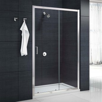 Merlyn Mbox Sliding Shower Door 1200mm Wide - 6mm Glass