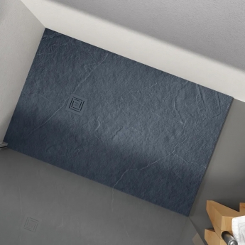 Merlyn TrueStone 30mm Slate Effect Rectangular Shower Tray