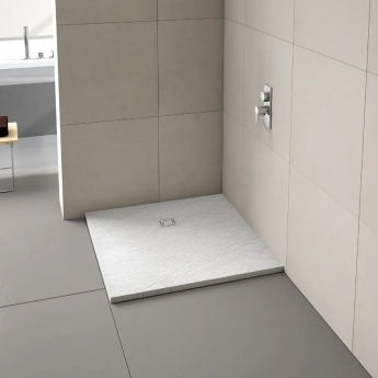 Merlyn TrueStone 30mm Slate Effect Square Shower Tray