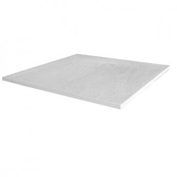 Merlyn TrueStone Square Shower Tray with Waste 900mm x 900mm - White