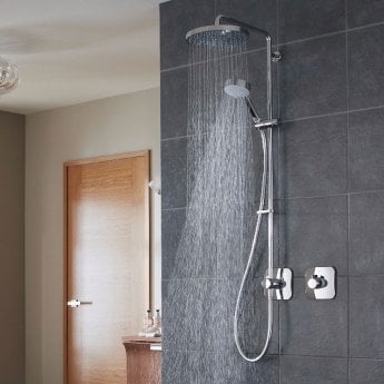 Mira Adept Plus Dual Concealed Mixer Shower with Shower Kit + Fixed Head
