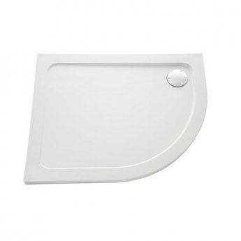 Mira Flight Low Offset Quadrant Shower Tray with Waste Left Handed 1200mm X 900mm - Flat Top