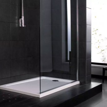 Mira Flight Low Rectangular Shower Tray with Waste 1000mm X 800mm 4 Upstands