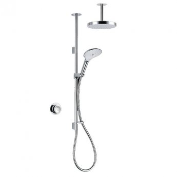 Mira Mode Concealed Dual Ceiling Fed Thermostatic Digital Thermostatic Mixer Shower - Pumped for Gravity