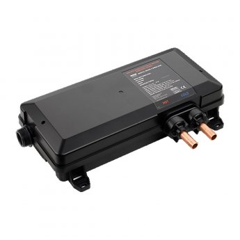 Mira Platinum Concealed Thermostatic Digital Shower Mixer with Rear Fed Pumped - Black/Chrome | Product Image