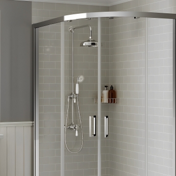 Mira Realm Dual Exposed Mixer Shower with Shower Kit + Fixed Head