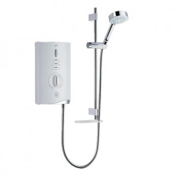 Mira Sport Max 9.8kw Electric Shower with Airboost - White/Chrome