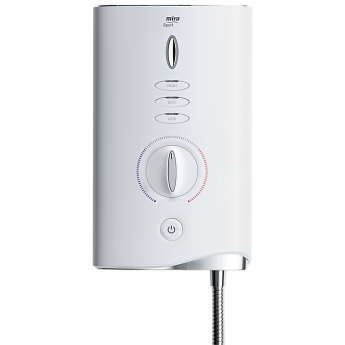 Mira Sport Max 10.8kw Electric Shower with Airboost - White/Chrome