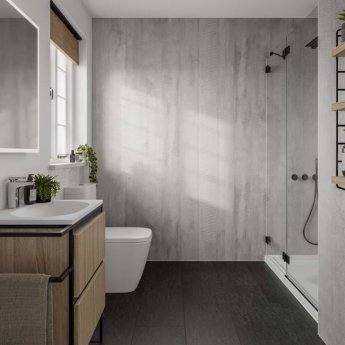 Multipanel Linda Barker Unlipped Wall Panel 2400mm H x 1200mm W - Concrete Formwood