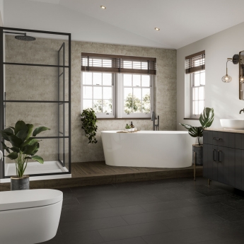 Multipanel Linda Barker Hydro-Lock T&G Wall Panel 2400mm H x 1200mm W - Stone Elements | Product Image