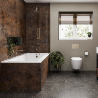 Multipanel Linda Barker Unlipped Wall Panel 2400mm H x 1200mm W - Corten Elements