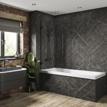 Multipanel Linda Barker Unlipped Wall Panel 2400mm H x 1200mm W - Ferro Grafite