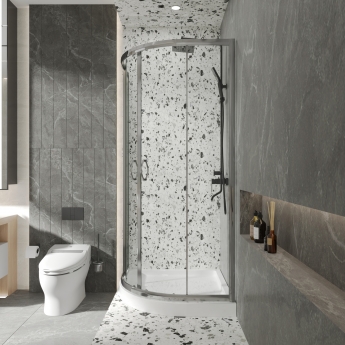 MX Classic High Wall Quadrant Shower Tray 900mm x 900mm (inc Waste)