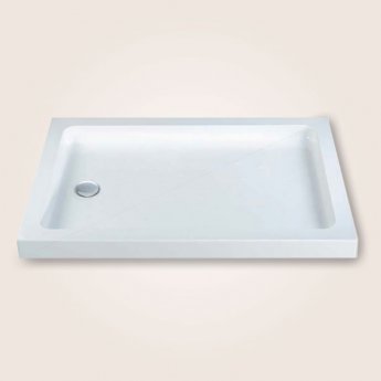 MX Classic Rectangular Shower Tray with Waste 1200mm x 800mm Flat Top