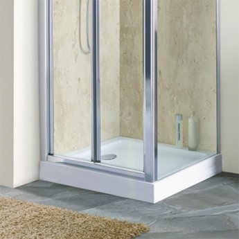 MX Classic High Wall Rectangular Shower Tray 1200mm x 800mm (inc Waste)