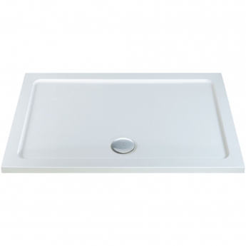 MX Elements Rectangular Shower Tray with Waste 1000mm x 760mm Flat Top
