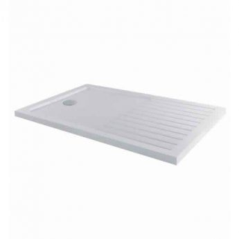 MX Elements Rectangular Walk-In Shower Tray with Waste 1700mm x 800mm - White