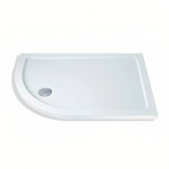 MX Elements Offset Quadrant Shower Tray with Waste 900mm x 800mm Left Handed