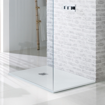 MX Minerals 25mm Slate Effect Rectangular Shower Tray