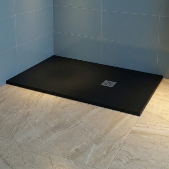 MX Minerals 25mm Slate Effect Rectangular Shower Tray | Product Image