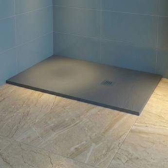 MX Minerals 25mm Slate Effect Rectangular Shower Tray | Product Image