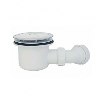 MX Minerals 90mm Shower Waste and Square Steel Grate