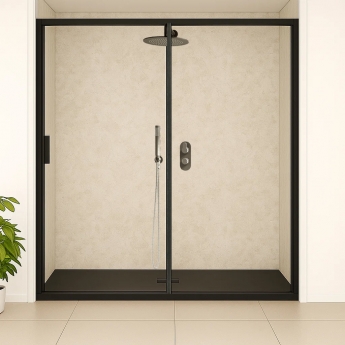 Nuance Alhambra Large Alcove Shower Wall Panel Complete Kit (Pack F) | Product Image