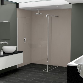 Nuance T&G Wall Panel 2420mm H X 600mm W Frost - Glaze